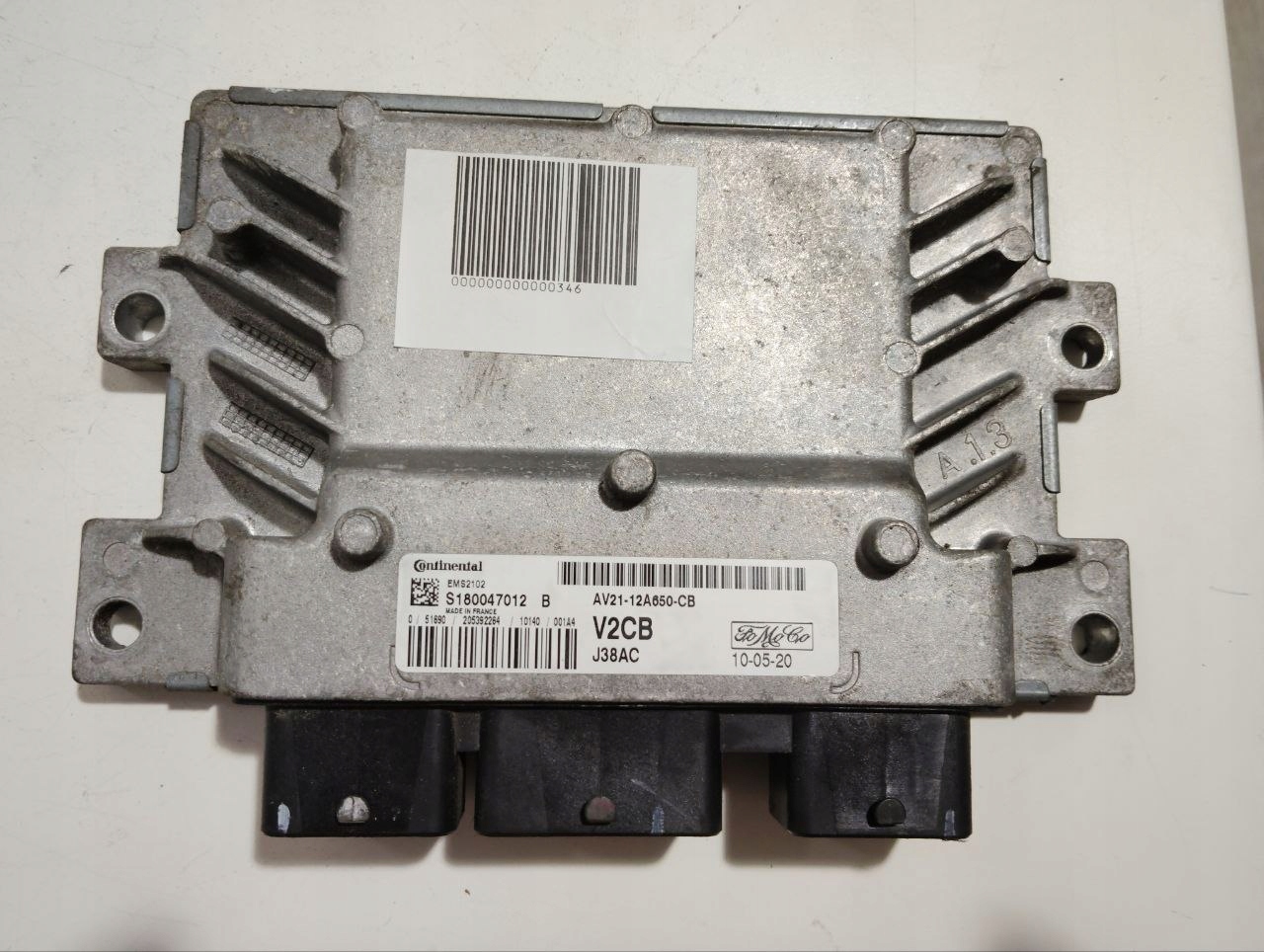 Sterownik silnika Continental EMS2102 AV21-12A650-CB Ford Fiesta 1.6 TDC