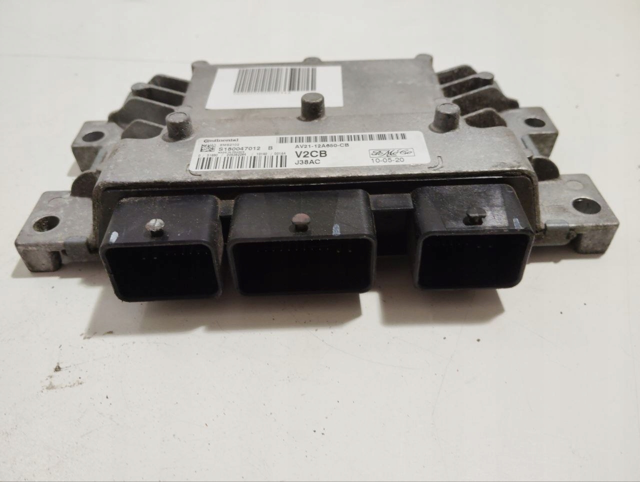 Sterownik silnika Continental EMS2102 AV21-12A650-CB Ford Fiesta 1.6 TDC - zdjęcie 2