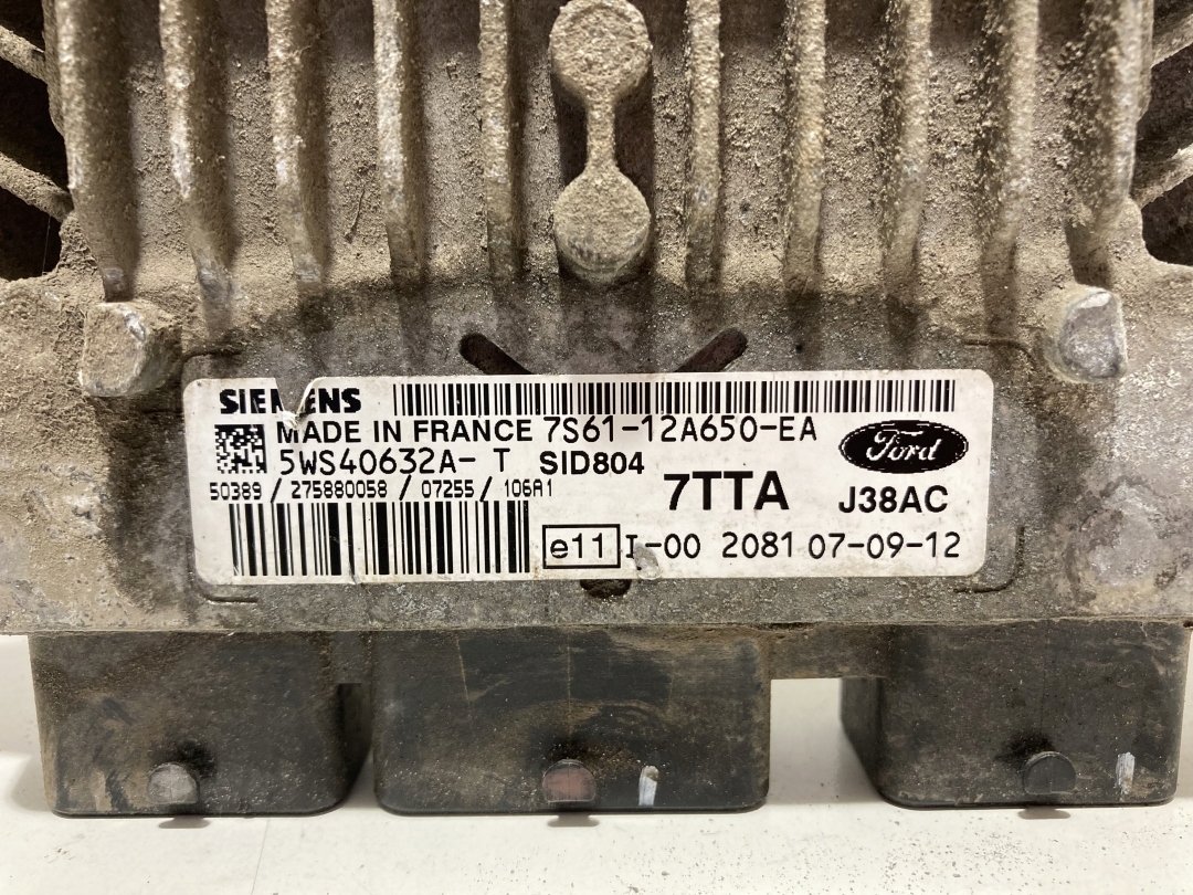 Sterownik komputer silnika Ford Fiesta MK6 1.4 TDCi 7S61-12A650-EA 7TTA - zdjęcie 4
