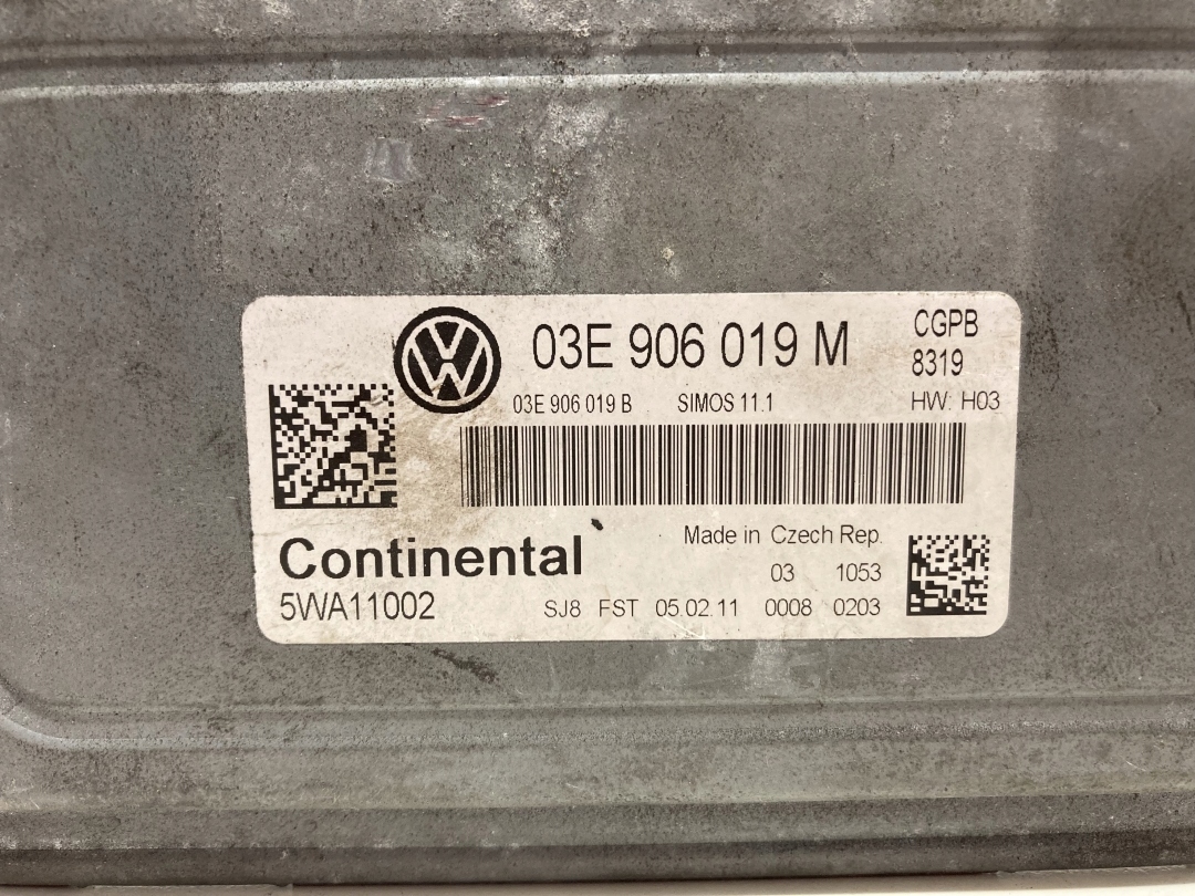 Komputer silnika ECU VW Polo (AW1, BZ1, AE1) 03E906019M 2017 - zdjęcie 4
