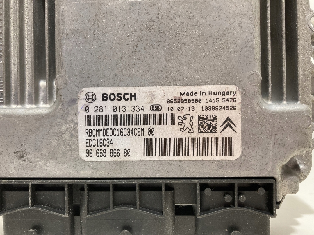 Komputer Citroen OE Bosch 0281013334 9666986680 - zdjęcie 4