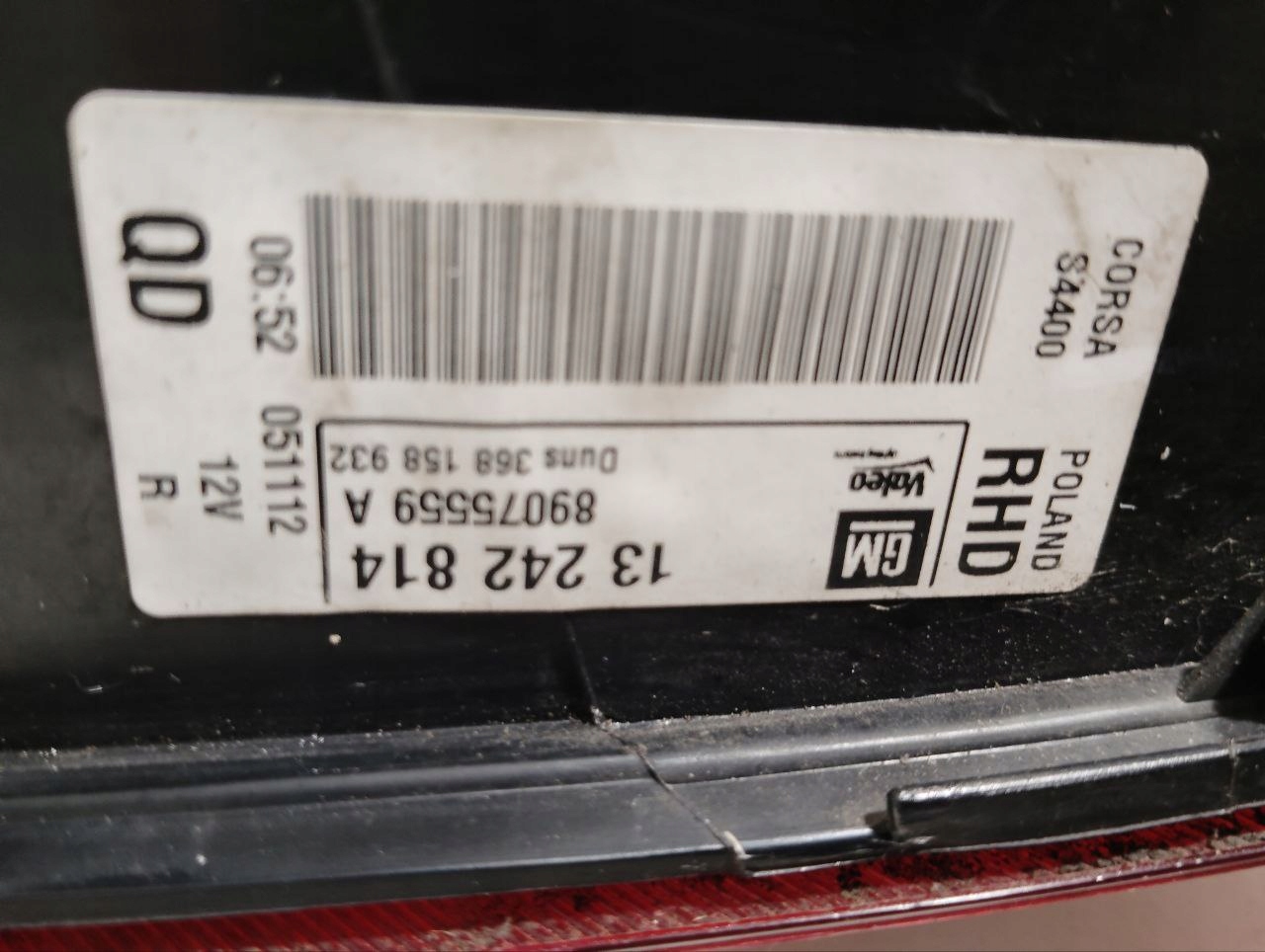 Lampa tylna prawa Opel Corsa d - zdjęcie 5