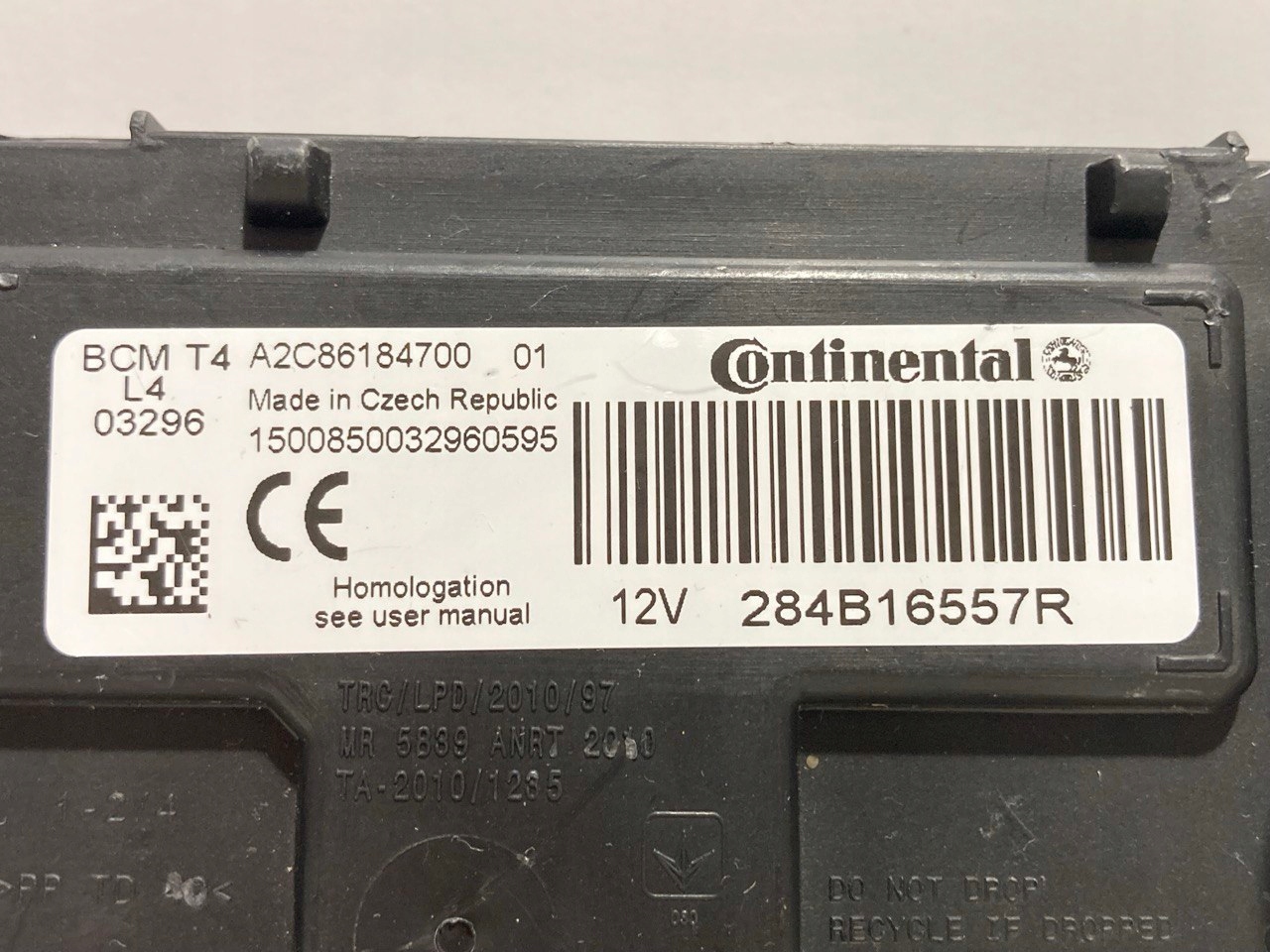 Renault Clio IV komputer sterownik BCM 284B16557R