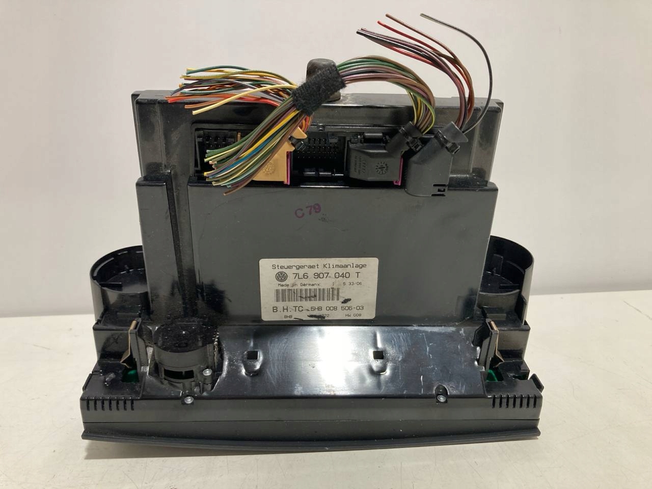 Volkswagen panel klimatyzacji i nawiewu klimy 7L6907040T 5HB00850603 - zdjęcie 6