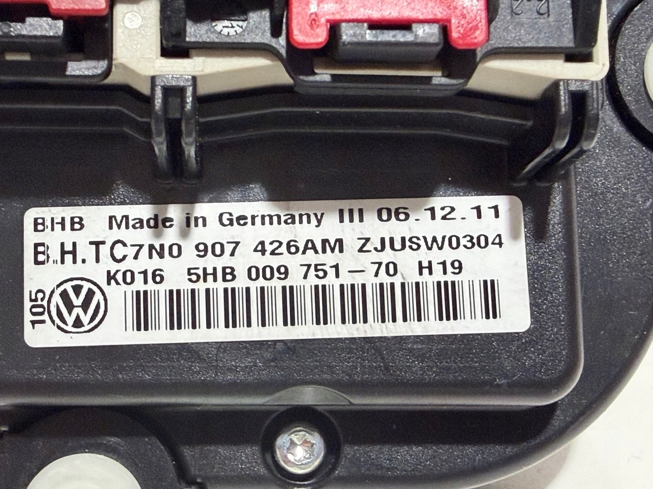 Panel klimatyzacji VW Golf VI 5HB009751-70 - zdjęcie 2