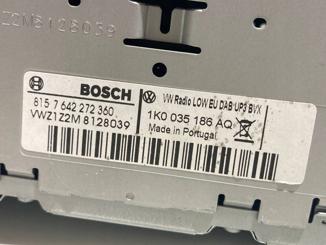 Volkswagen Golf VI Cabrio 12R radio 1K0035186 - zdjęcie 2