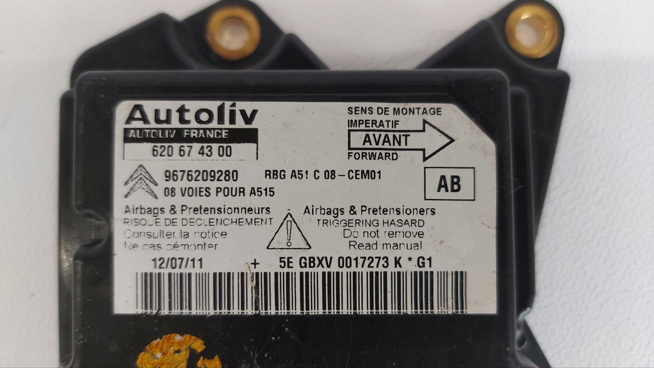Sterownik AIRBAG Citroen 620 67 43 00 - zdjęcie 2