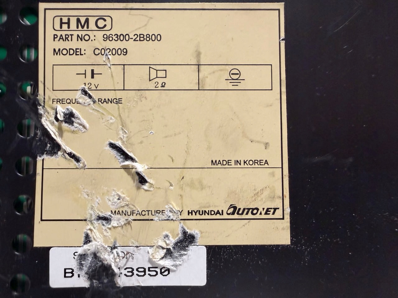 Wzmacniacz radia audio moduł Hyundai Santa fe II 96300-2B800 - zdjęcie 4