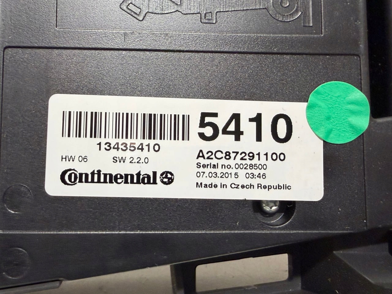 Przełącznik panel sterowania radia Zafira 13435410 A2C87291100 - zdjęcie 2