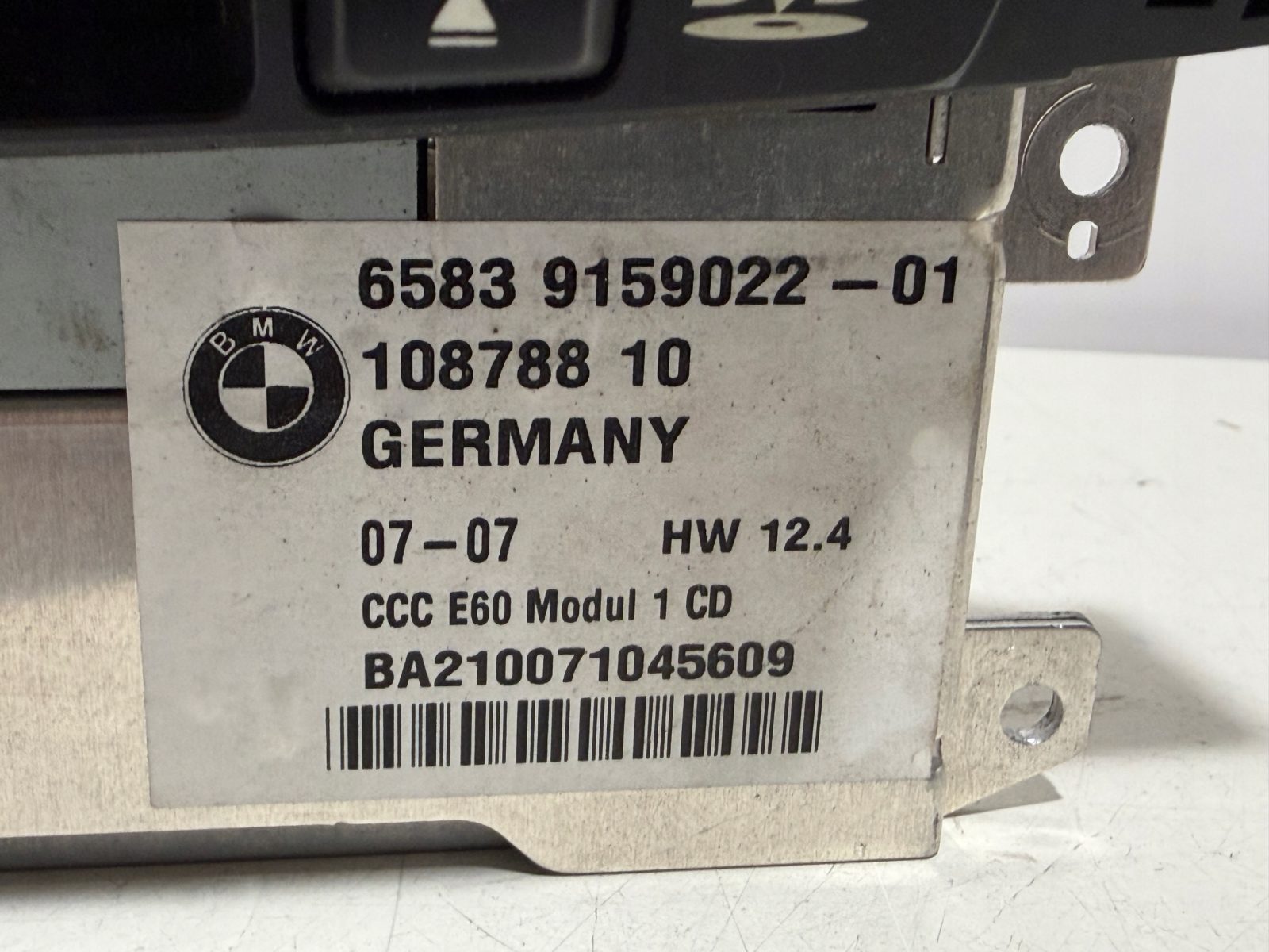 BMW E60 E61 E63 Lift 9159022 Duża nawigacja CCC Professional czytnik - zdjęcie 4