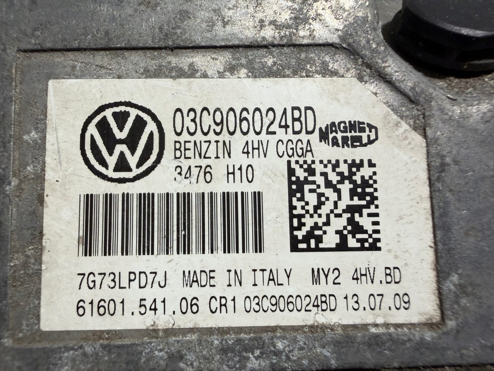 Sterownik silnika ECU VW Golf VI Plus 1.4 TSI CGGA 61601.541.06 03C906024BD - zdjęcie 5