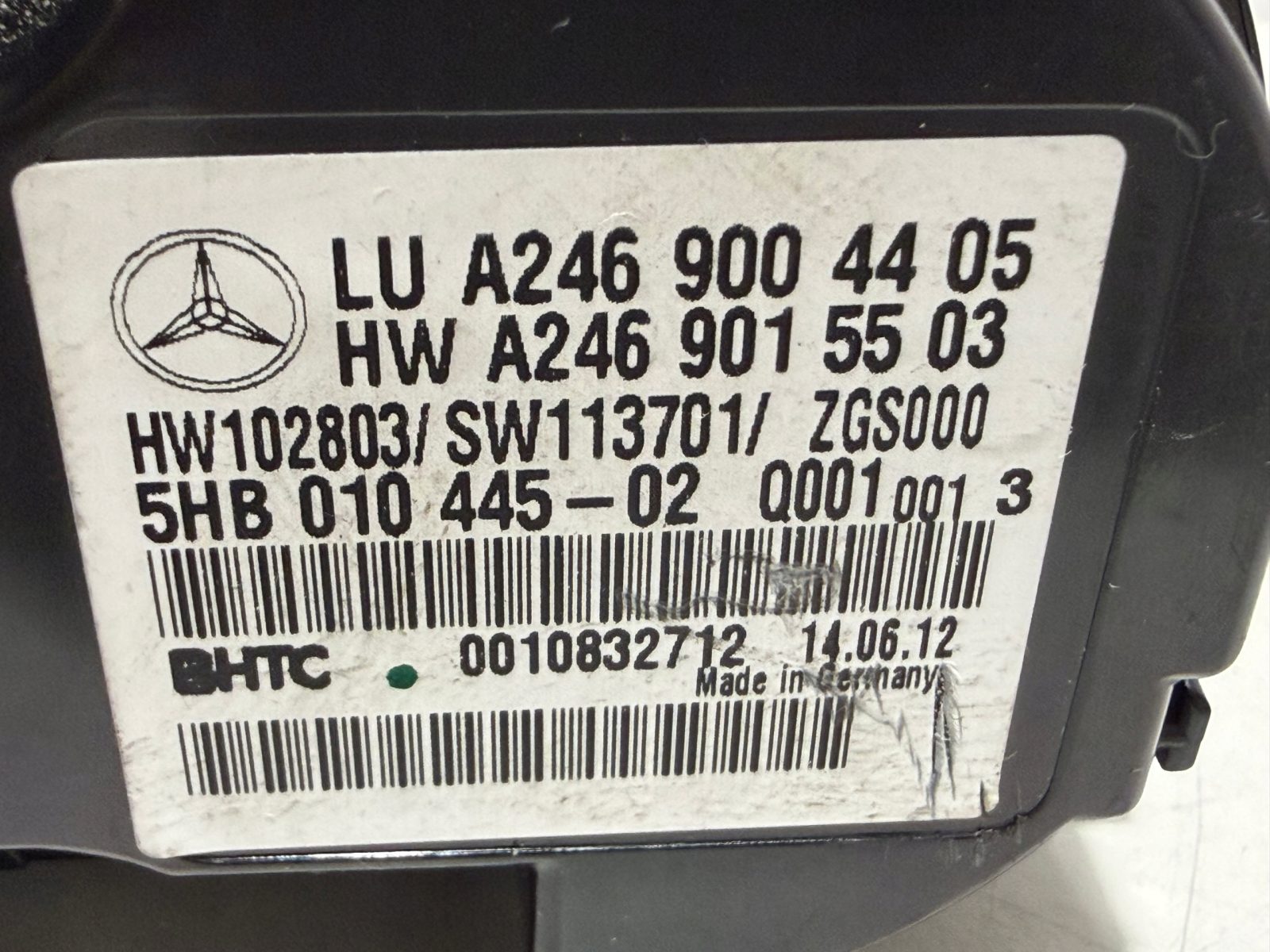 Panel sterowania nawiewem Mercedes b W246 2011-2018 A2469004405 - zdjęcie 4