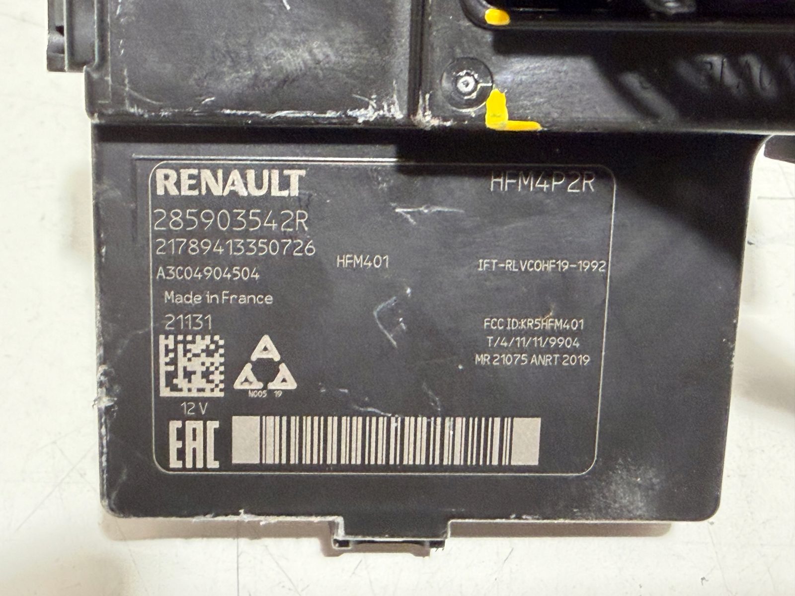 Moduł stacyjki immobilizera Dacia Sandero III 1.0 TCE 2021 285903542R - zdjęcie 2