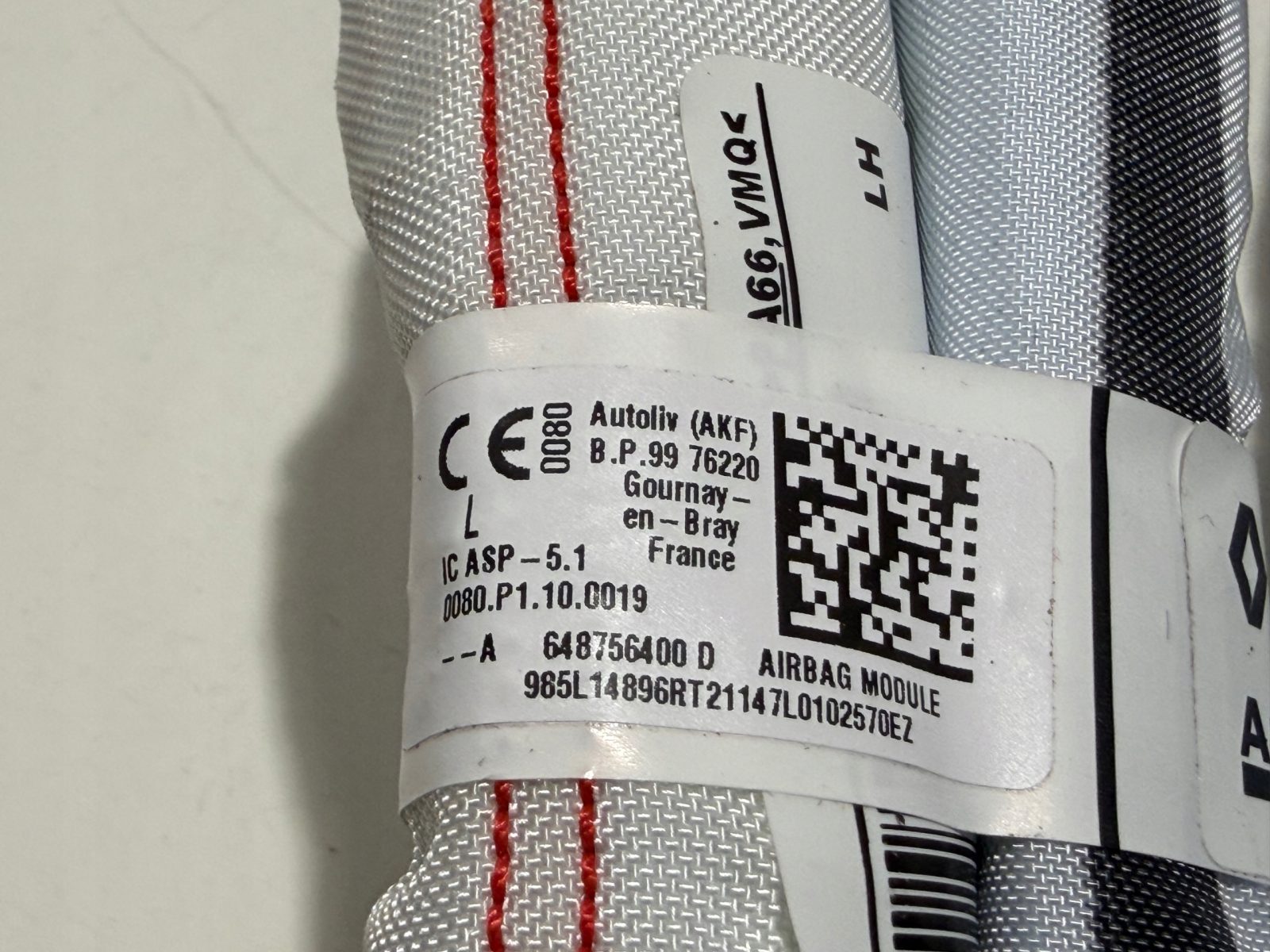 Kurtyna powietrzna lewa poduszka AIRBAG Dacia Sandero III TCE 21 985L14896R - zdjęcie 3