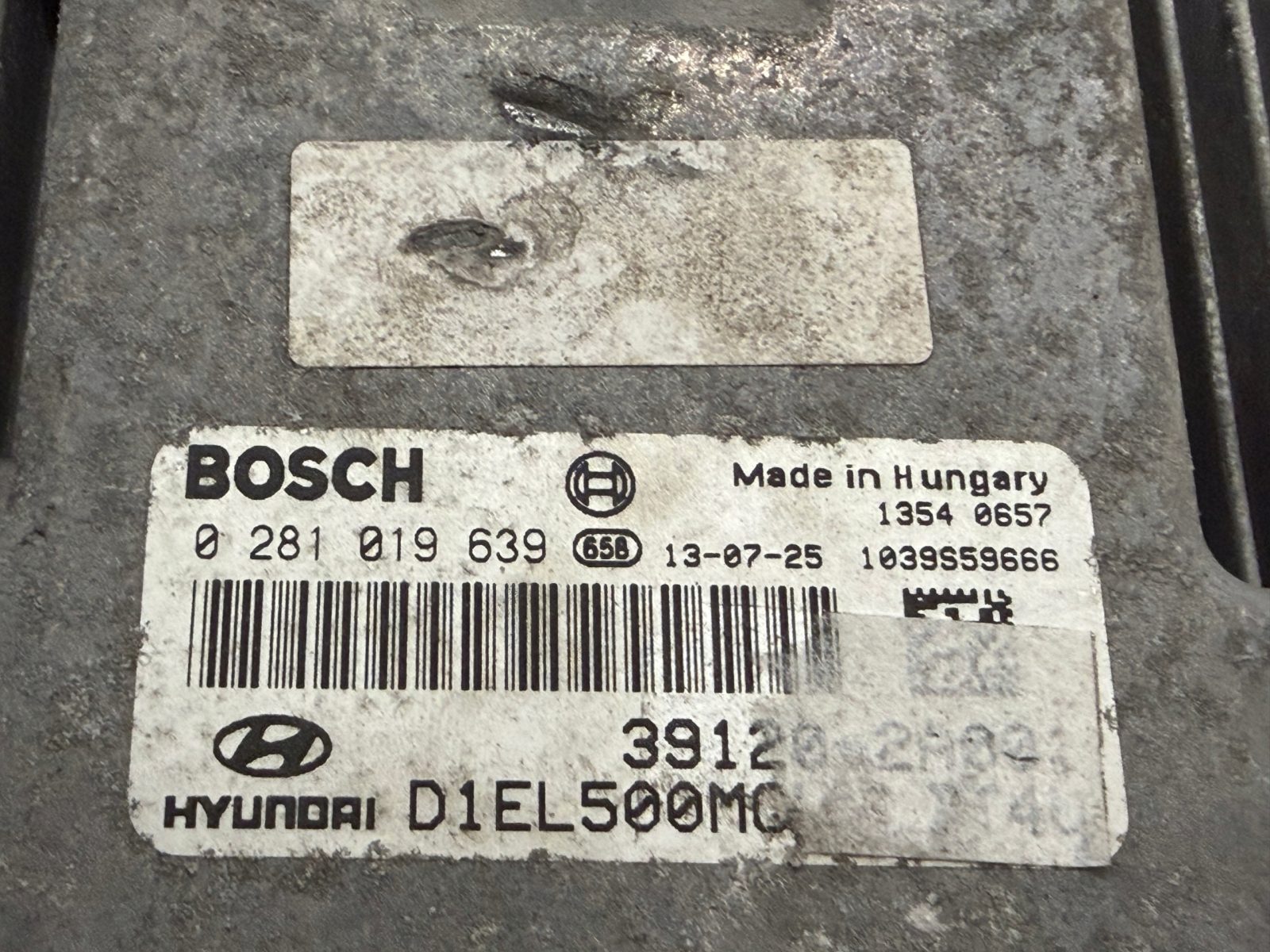 Komputer silnika zestaw startowy sterownik ECU Hyundai IX35 39120-2A001 1.7 - zdjęcie 2