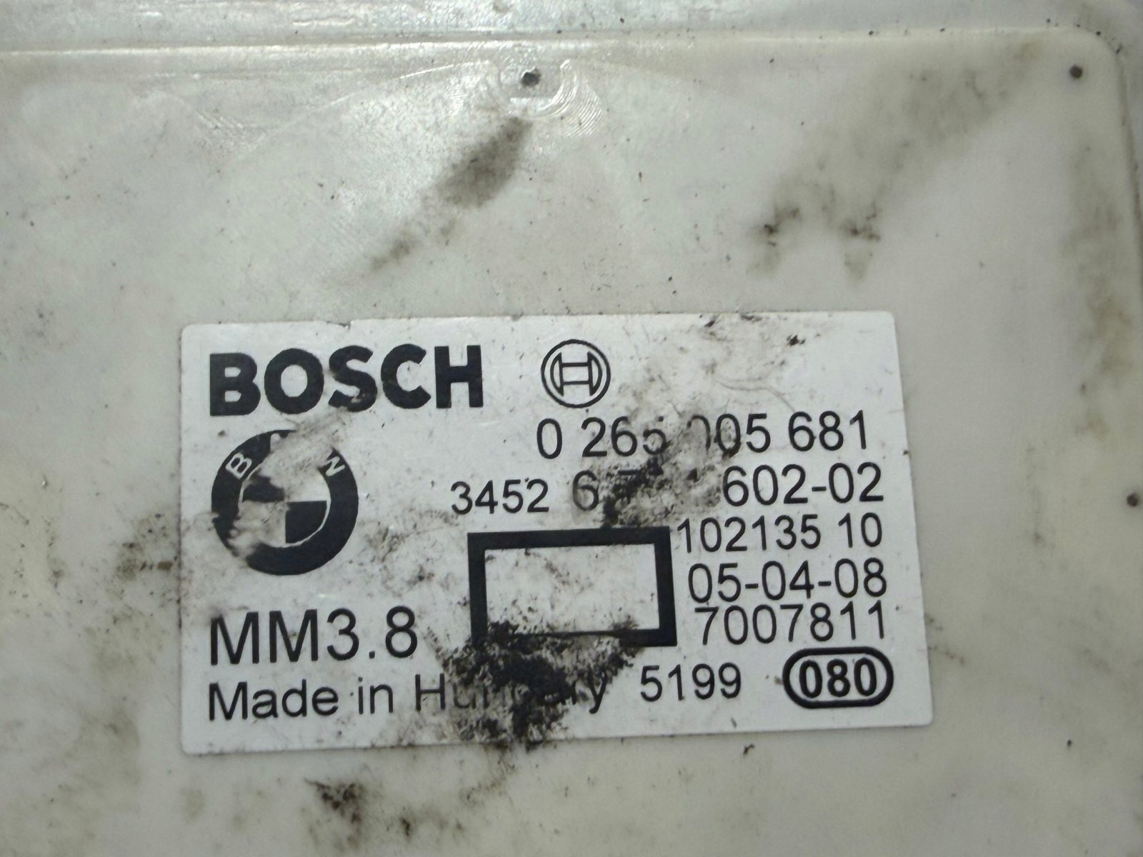 Czujnik przyspieszenia ESP prędkości moduł BMW X5 0265005681 - zdjęcie 3