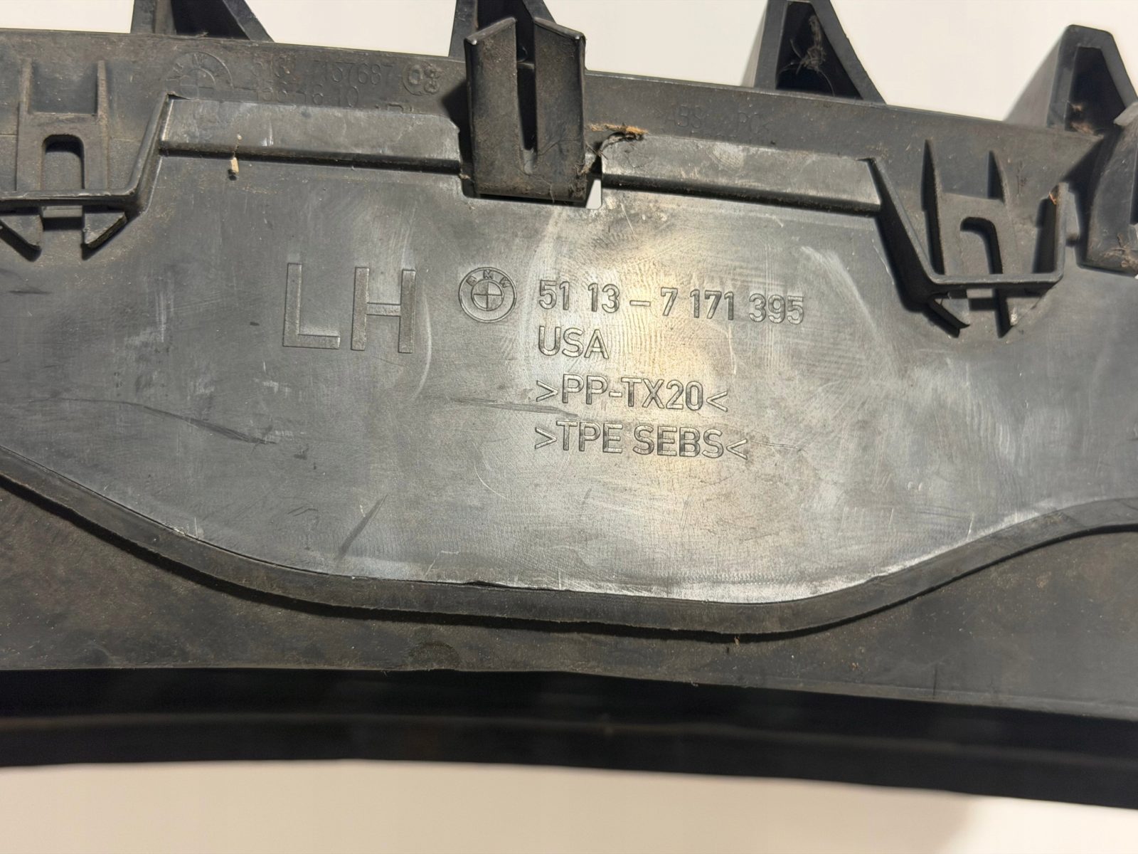 GRILL atrapa kratka przednia przód NERKA lewa BMW X5 X6 E70 E71 51137171395 - zdjęcie 4