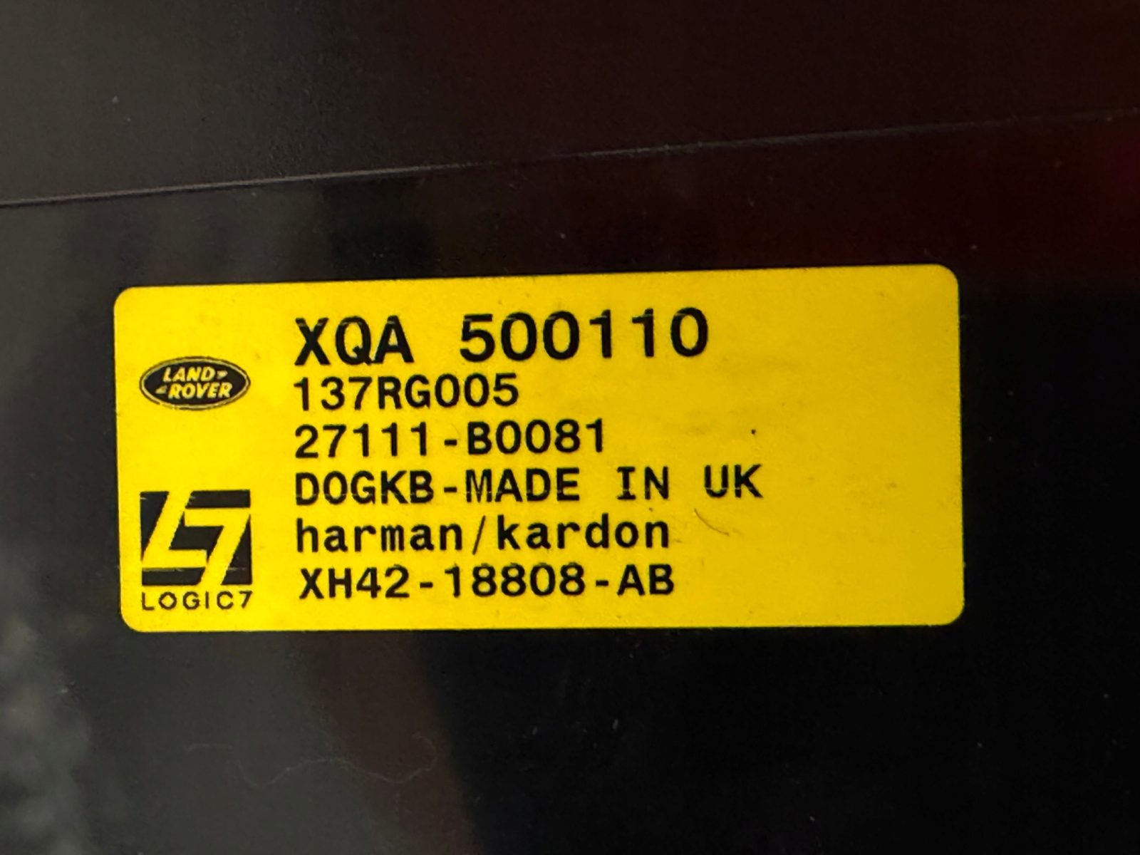 Głośnik subwoofer w obudowie niskotonowy Land Rover L322 137RG005 - zdjęcie 4