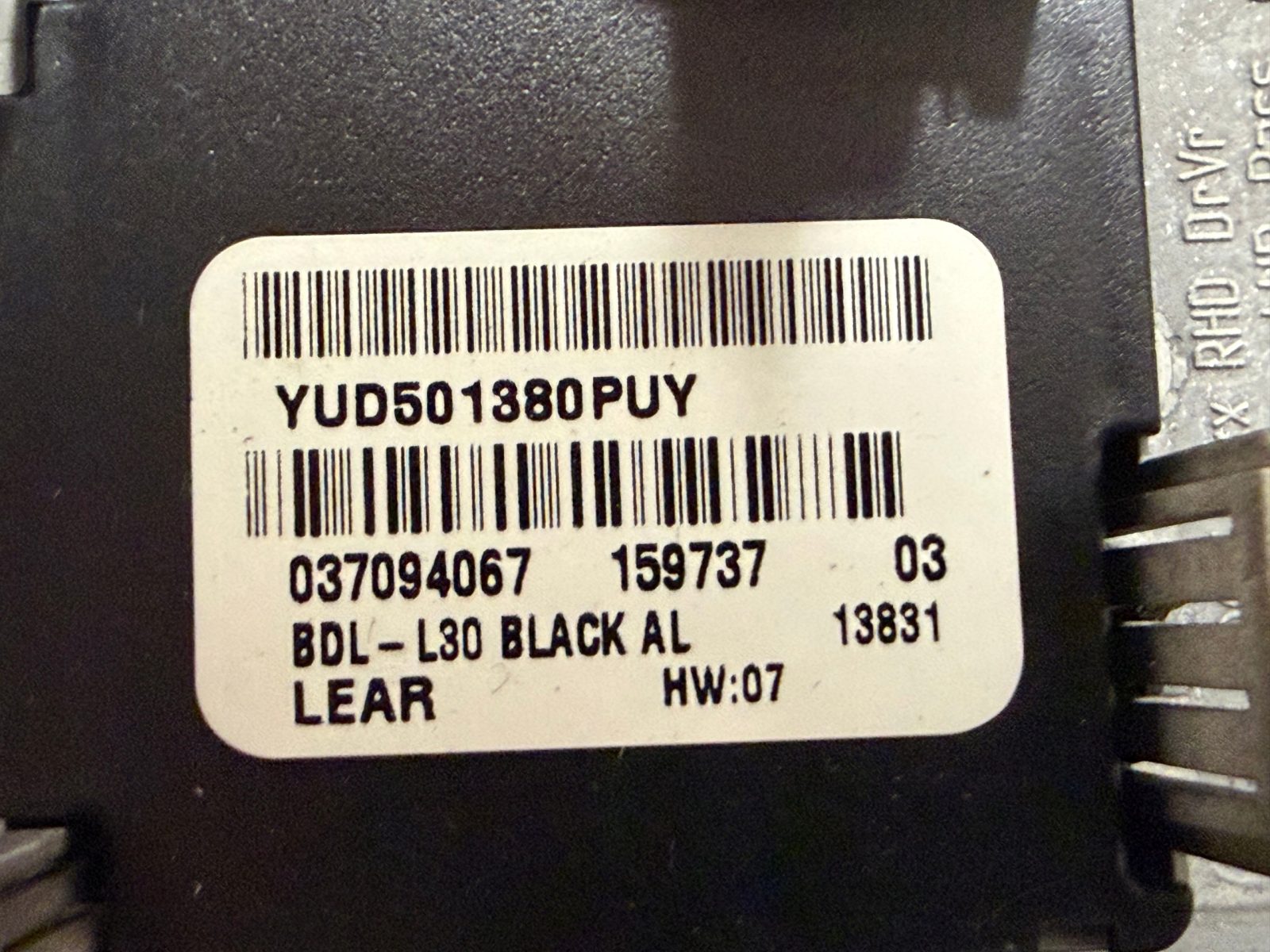 OSŁONA KRATKA NAWIEWU PANEL Z WŁĄCZNIKIEM ŚWIATEŁ 500340XXX LAND ROVER L322 - zdjęcie 7