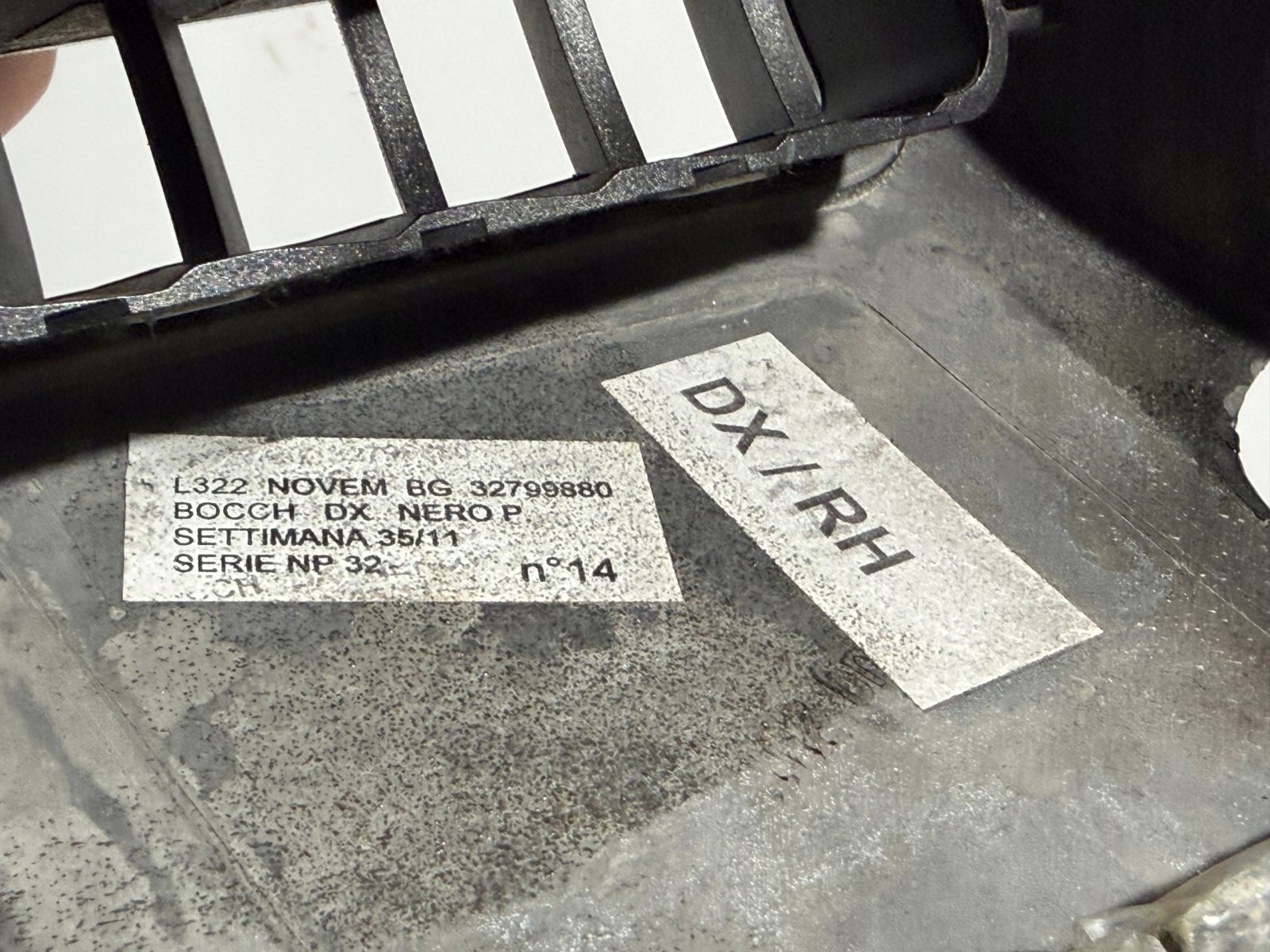 OSŁONA KRATKA NAWIEWU PANEL Z WŁĄCZNIKIEM ŚWIATEŁ 500340XXX LAND ROVER L322 - zdjęcie 8
