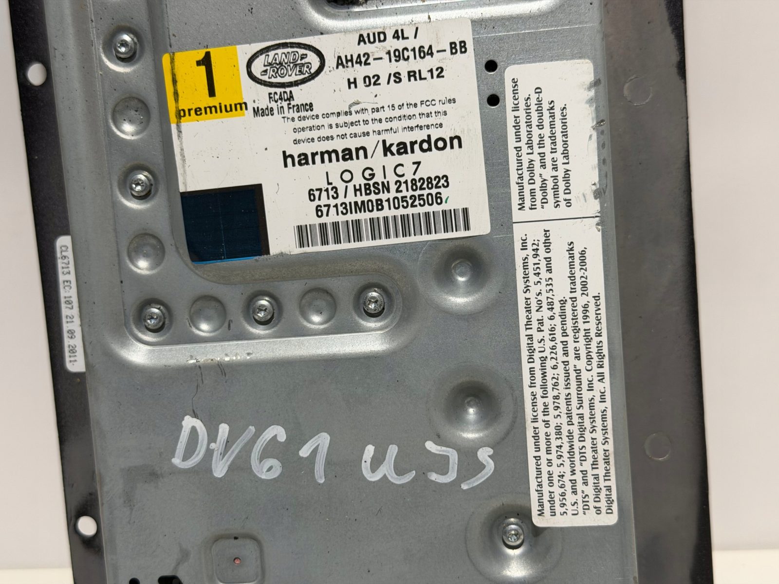 Wzmacniacz audio Harman Kardon Logic7 Range Rover Vogue L322 AH42-19C164-BB - zdjęcie 3