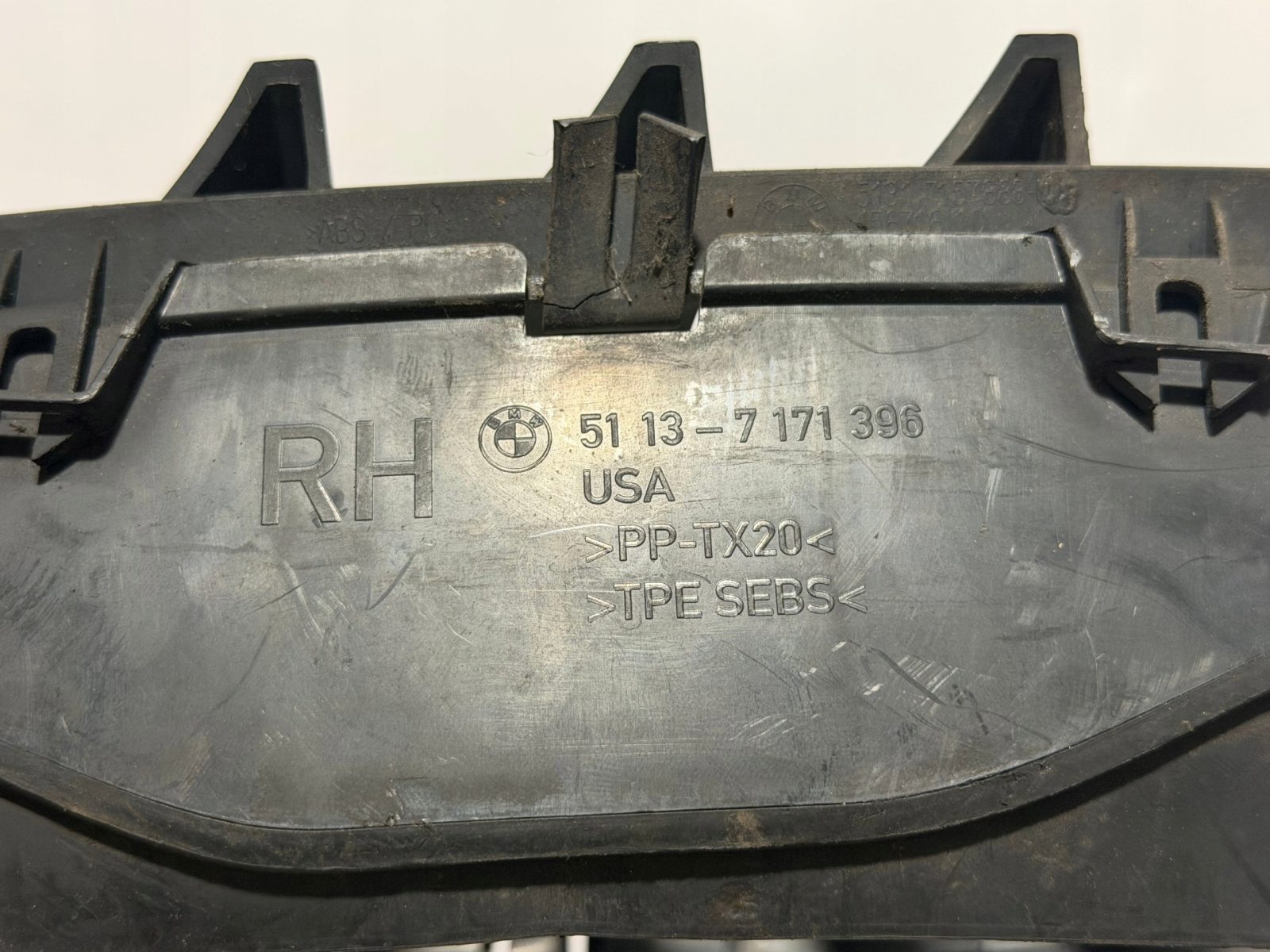 GRILL atrapa NERKA kratka prawa przód BMW X5 X6 E70 E71 - zdjęcie 2