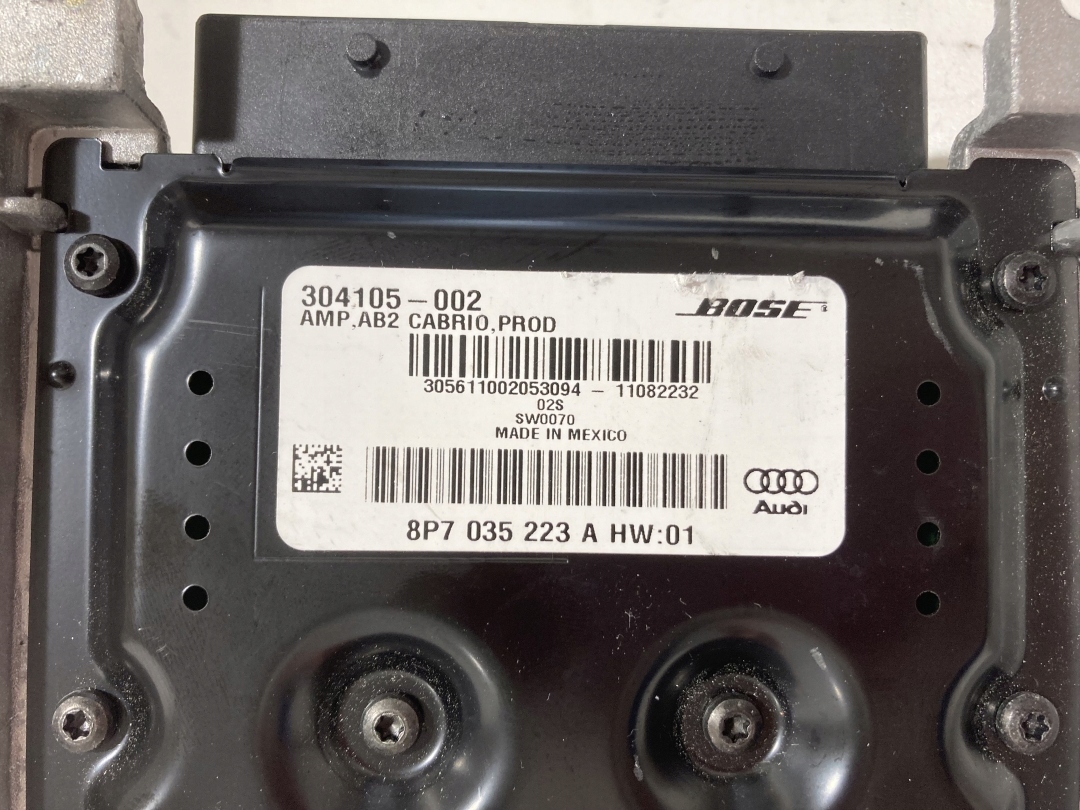 Wzmacniacz Bose audio muzyki radia Audi A3 8P Lift cabrio 8P7035223A - zdjęcie 6